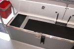 open compartment on interior floor