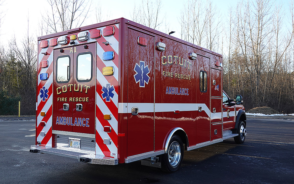 Heading towards the passenger side from the back end.