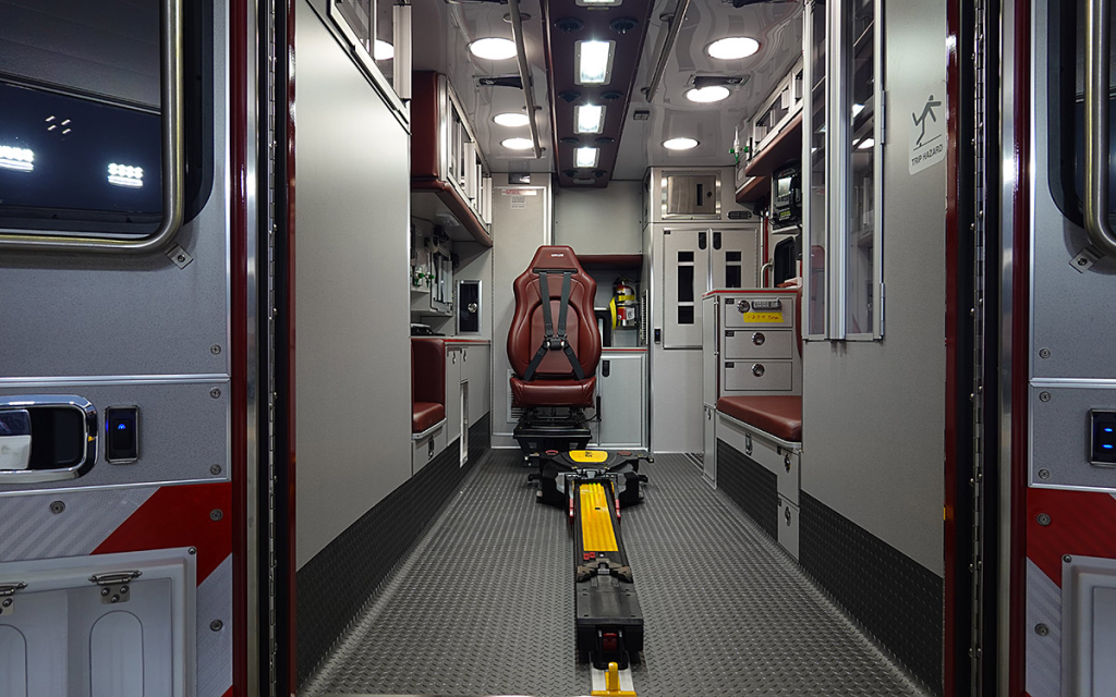 A look into the patient care area.