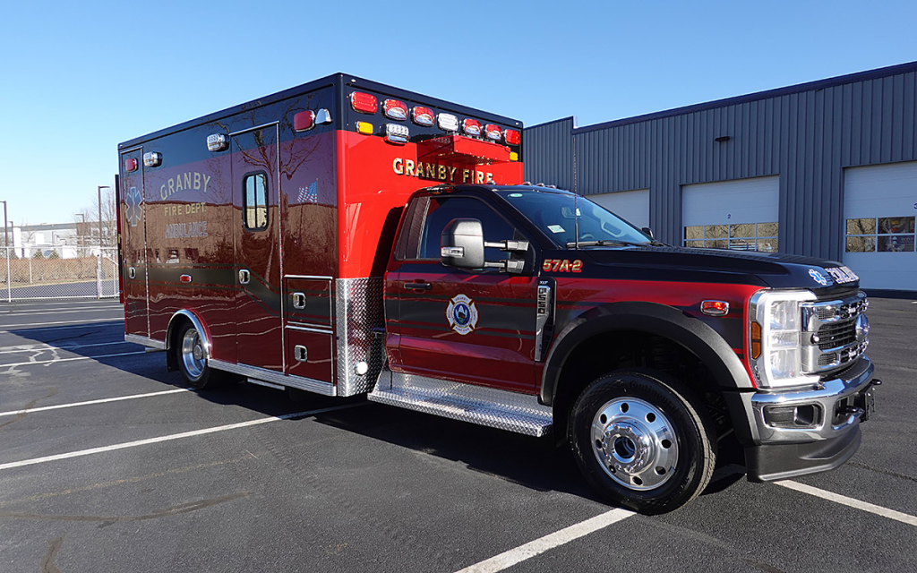 Angled view of the passenger side.