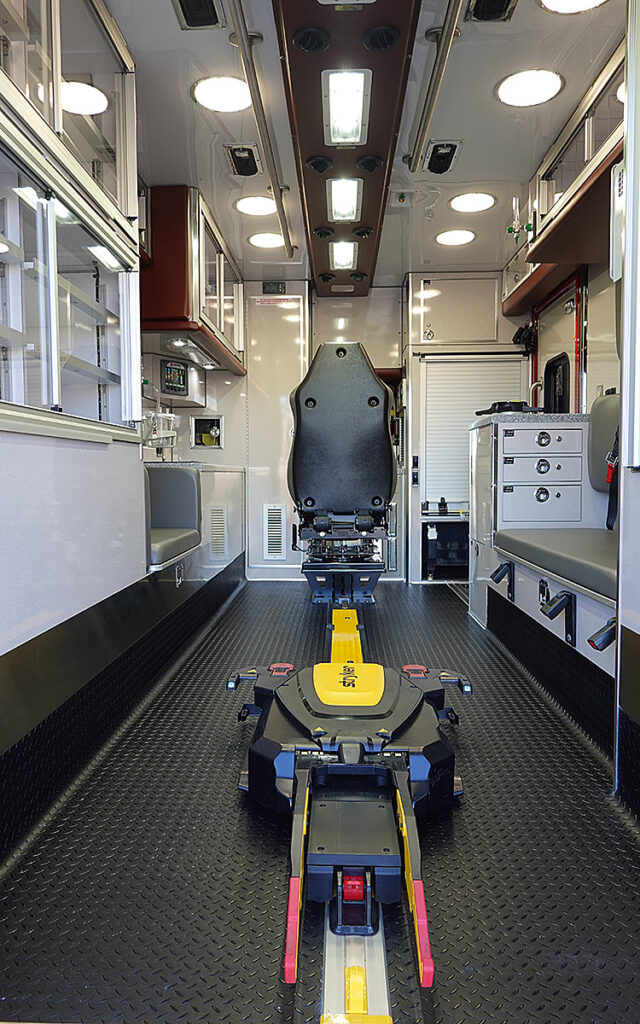 A closer look of the patient care area.