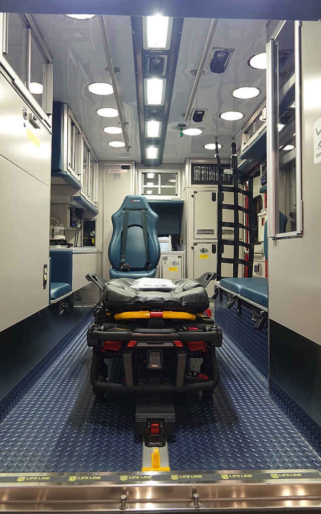 A look into the patient care area.