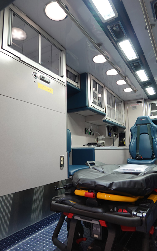 A look towards the left side of the patient care area.