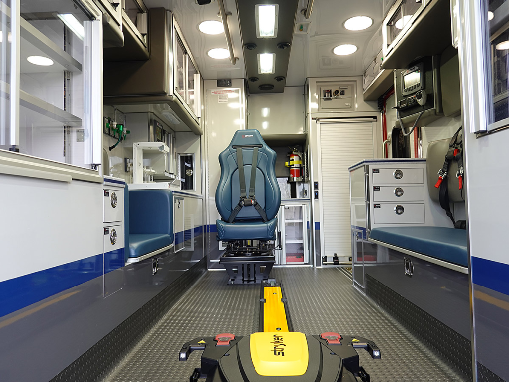 A closer look of the patient care area.