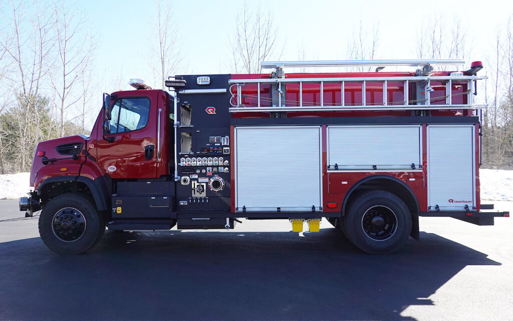 The Egremont, MA Fire Department's new 1800 Gallon Rosenbauer Maverick Pumper-Tanker.