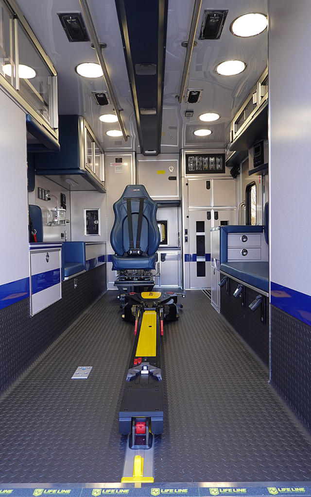 A closer look of the patient care area.