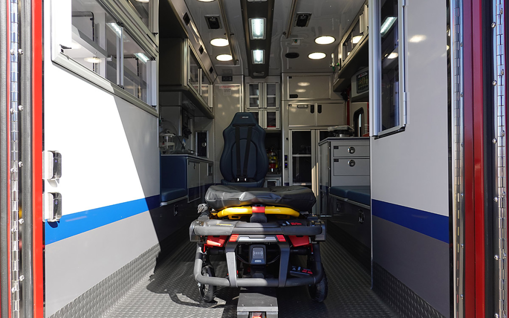 The patient care area.