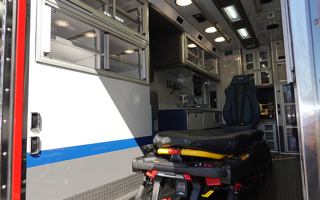 Looking towards the left of the patient care area.