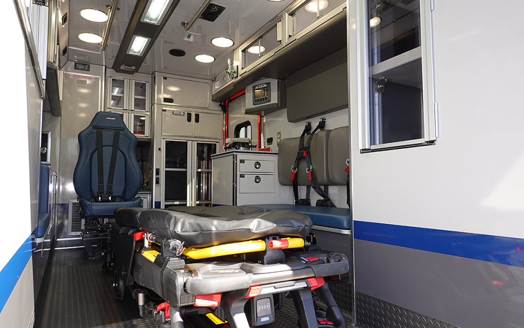 Looking towards the right of the patient care area.