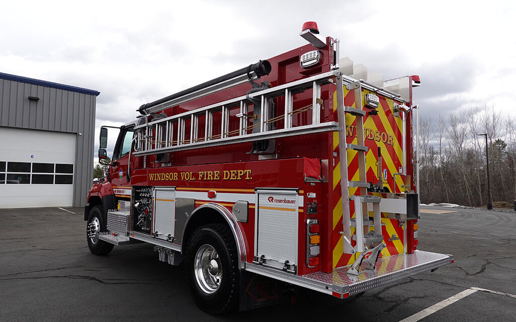 Angled side driver side.