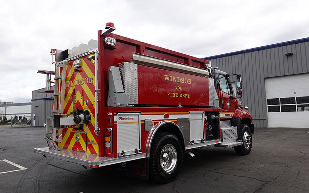 Angled view of the passenger side.