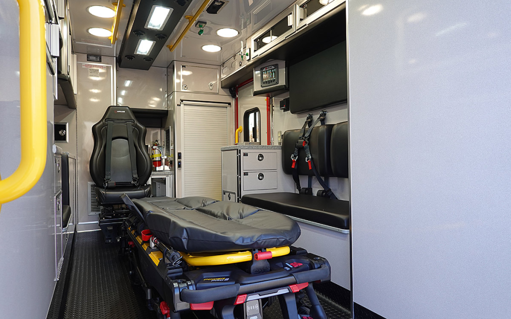 A look towards the right side of the patient care area.