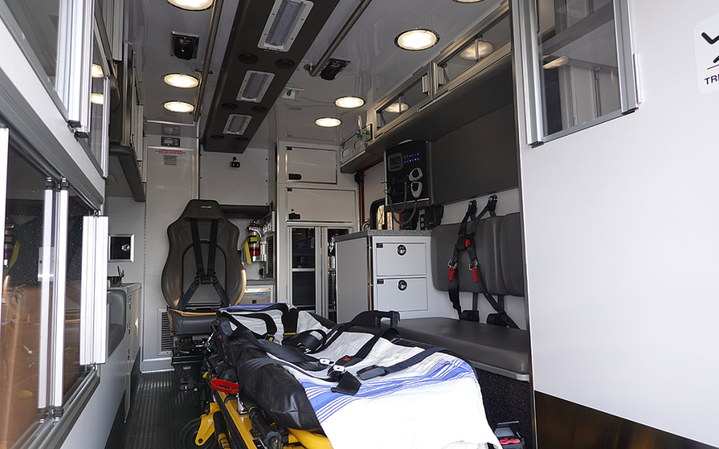 A look toward the right side of the patient care area.