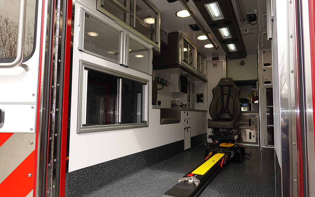 A look towards the left side of the patient care area.