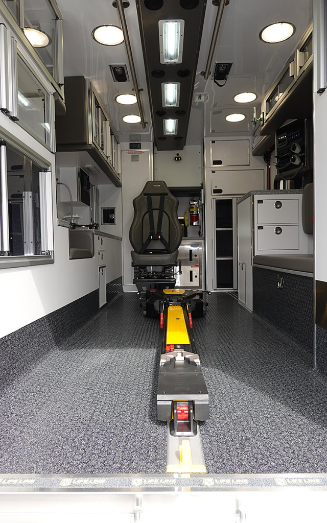 A closer look of the patient care area.