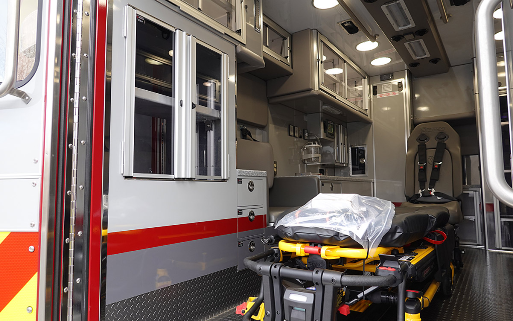 A look towards the left side of the patient care area.