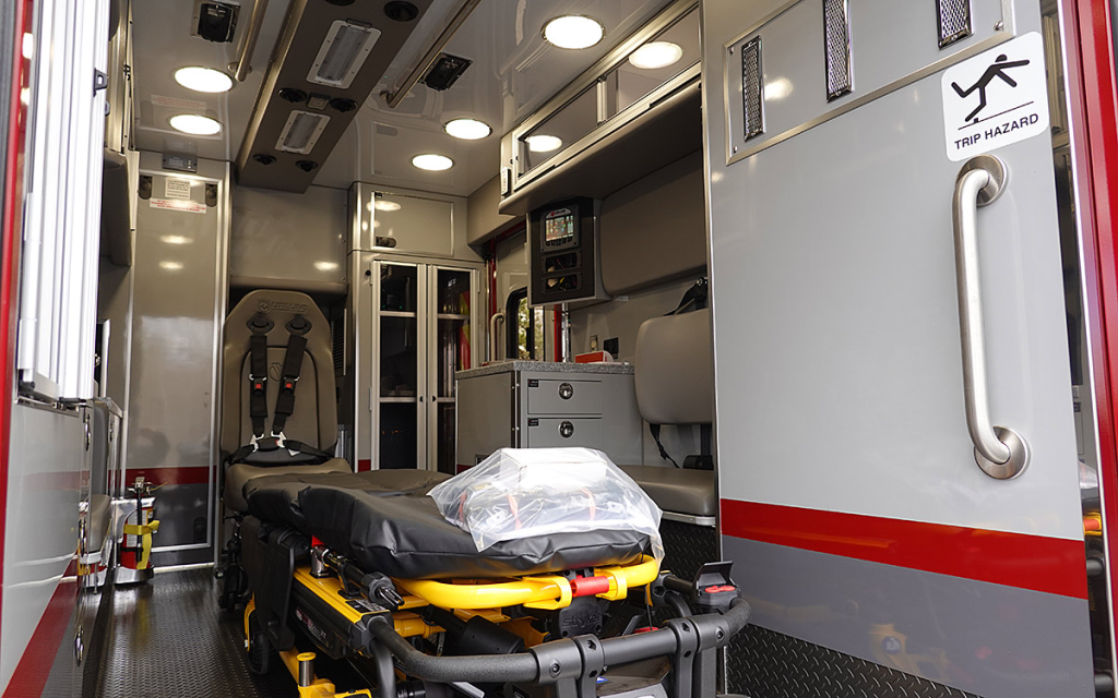 A look towards the right of the patient care area.