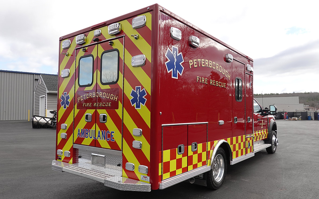 Heading towards the passenger side from the back end.