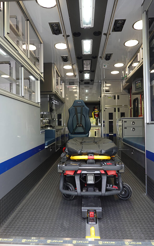 A closer look to the patient care area.