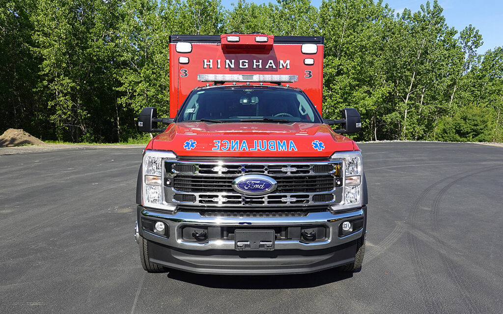 The front end of the new rescue.