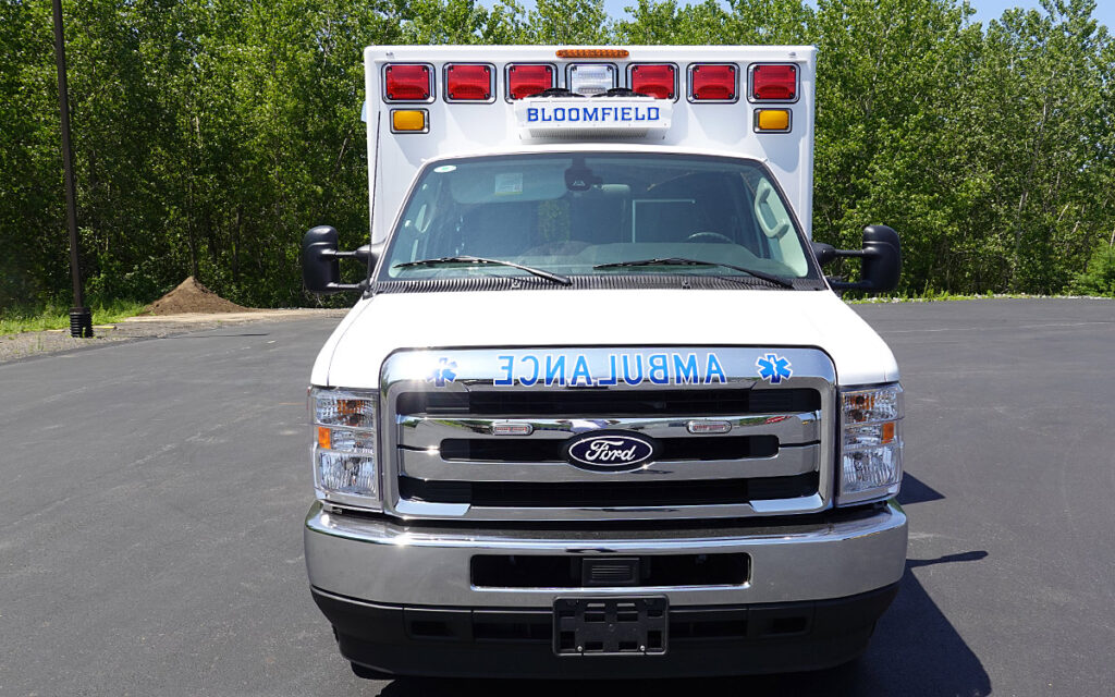 The front end of the new rescue.