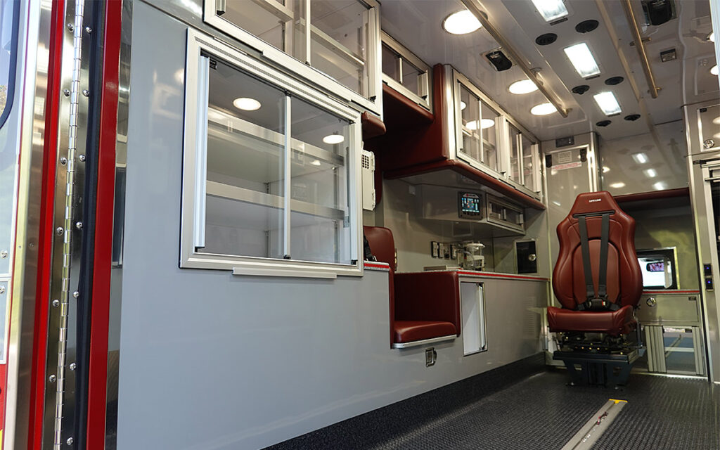 A look to the left side of the patient care area.
