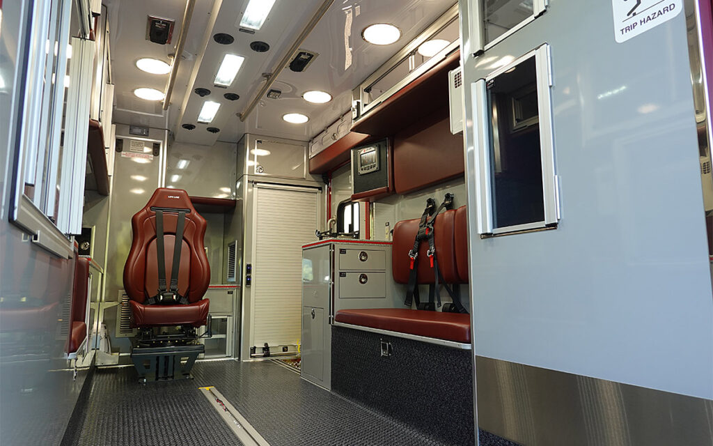 A look to the right side of the patient care area.