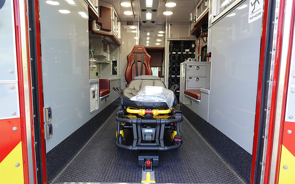 A look inside the patient care area.