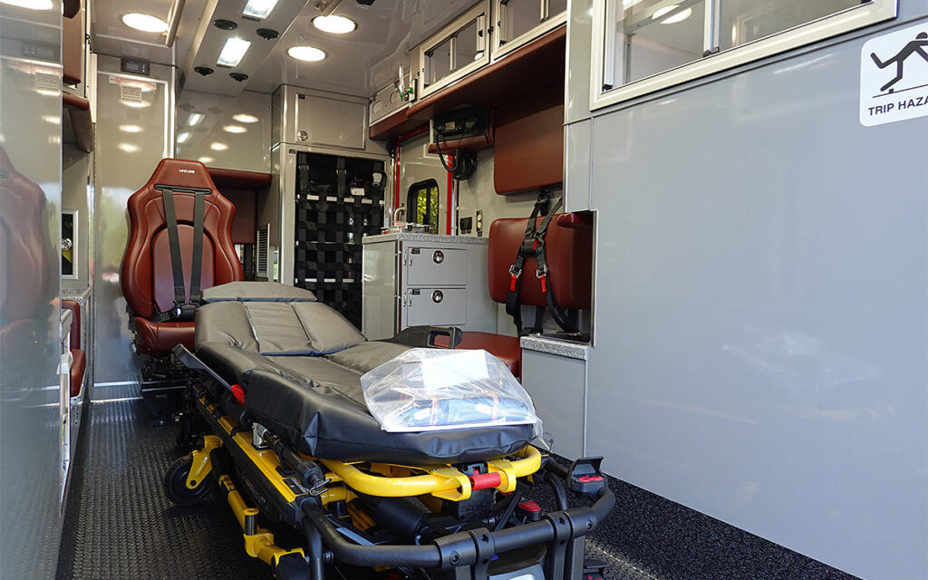 A look towards the right side of the patient care area.