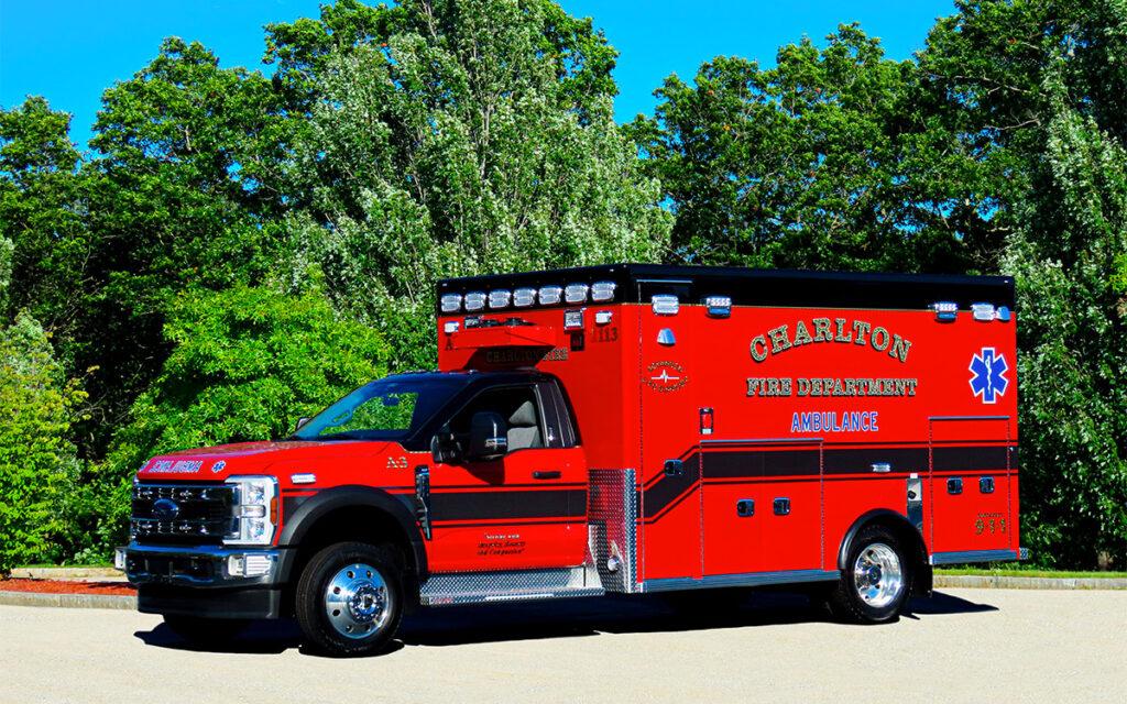 The Charlton Fire Department has a new rescue! A Life Line "Superliner" - 2024 Ford F550 4x4.