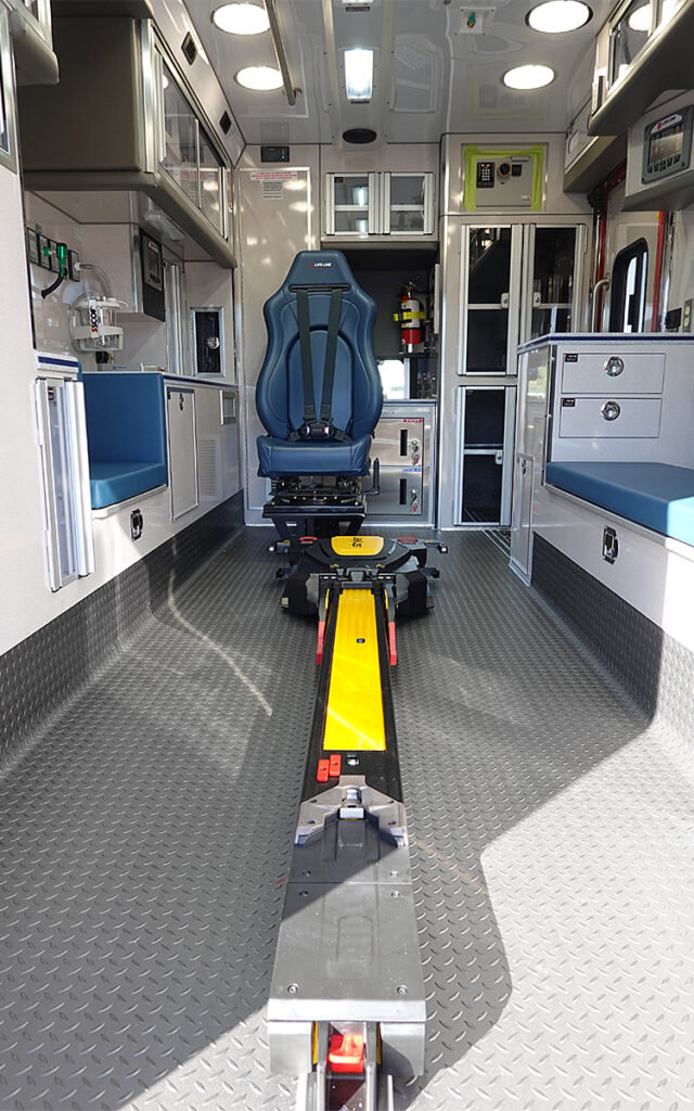 The patient care area.