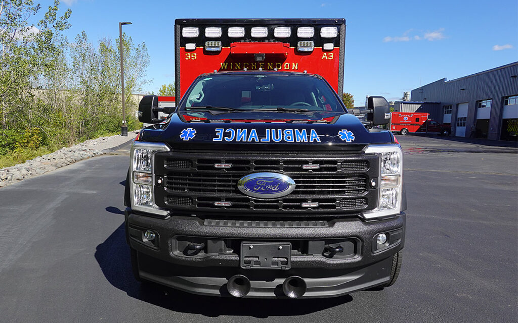 The front end of the new rescue.
