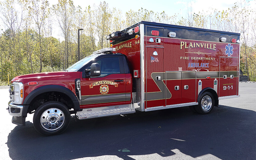 The Town of Plainville Fire Departments new rescue. A Life Line "Superliner" - 2026 Ford F550 4x4.