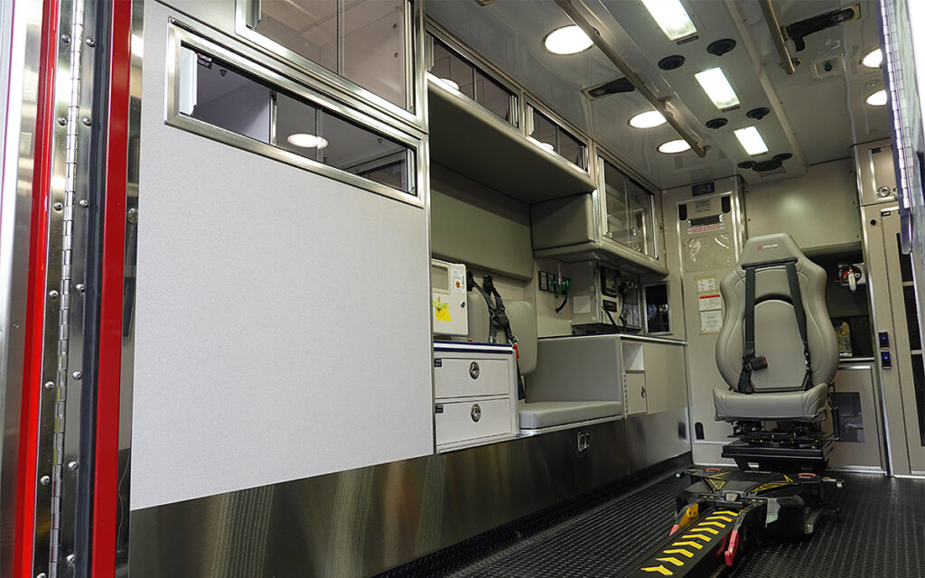 A look towards the left side of the patient care area.